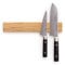 Tallo - Hardwood Magnetic Knife Rack - Seamless Solid Wood with Extra Strong Neodymium Magnets [Oak, 30cm]
