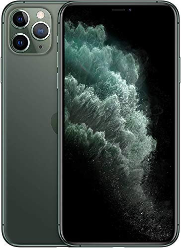 Apple iPhone 11 Pro Max, 64GB, Midnight Green (Renewed)