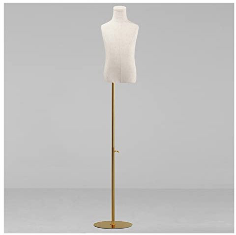 LXLIGHTS Kind Mannequin Torso Körper, Kleinkind Schaufensterpuppen Körper Für Kleidung Kleid Schmuck Anzeige, Verstellbare Höhe Halbe Skala Männchen Mit Runder Metallbasis