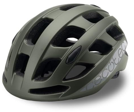 Cecotec Fahrrad- und Elektroroller-Helm, Größe L-XL BrainGuard Sprinter Green L-XL (58-61 cm), Grün, Höchste Sicherheitsstandards, Atmungsaktiv, Leicht, Verstellbar, Komfortabel, Extrem leicht 225g