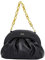 LIU JO Pochette con manico in catena Black