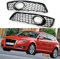 Front Central Grill para Audi A3 8P 2008-2012, Parrilla de Carreras Modifica Rejilla Malla para Parachoques Delantero Coche,B