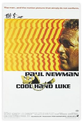 Cool Hand Luke – Film-TV-Show, klassisches Poster, Leinwand, Poster, Schlafzimmer, Dekoration, Sport, Landschaft, Büro, Raumdekoration, Geschenk, ungerahmt, 30 x 45 cm