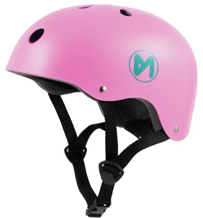 Maximale Sicherheit und Komfort: Der MN Erwachsene Kinder Fahrradhelm Roller-Skateboard-Helm - EIN Verstellbarer Kopfschutz für alle Altersgruppen und Aktivitäten (Rosa, S)