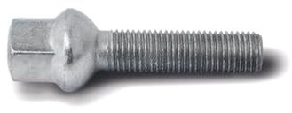 H&R Wheel bolt Round-Head R12 M12x1.50 - Length 50mm (e.g. compatible with Mercedes)