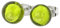 Pendientes Bolitas Murano - Verde Lima