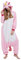 SAMGU Adult Pyjama Cosplay Tier Onesie Body Nachtwäsche Kleid Overall Animal Sleepwear Rosa M