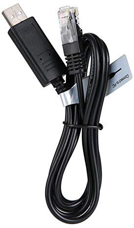 Garosa Cable de comunicación PC 1.5 metros Cable de monitoreo PC Controlador de carga solar Adaptador USB CC-USB-RS485-150U