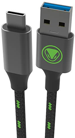 Snakebyte Charge & Data Cable SX - USB-C Lade- & Datenkabel, 2 Meter Kabellänge, 10 GBITS/S Übertragungsrate, für Xbox & Wireless Gamepads