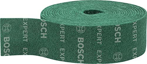 Bosch Accessories Rouleaux abrasifs non-tissés Expert N880 (pour Tôles en acier, Largeur 100 mm, Longueur 10 m, Accessoire Ponçage manuel)