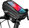 Sacoche de guidon de vélo étanche avec écran tactile pour iPhone 16 15 14 13 12 Pro Max Smartphone jusqu'à 6,7