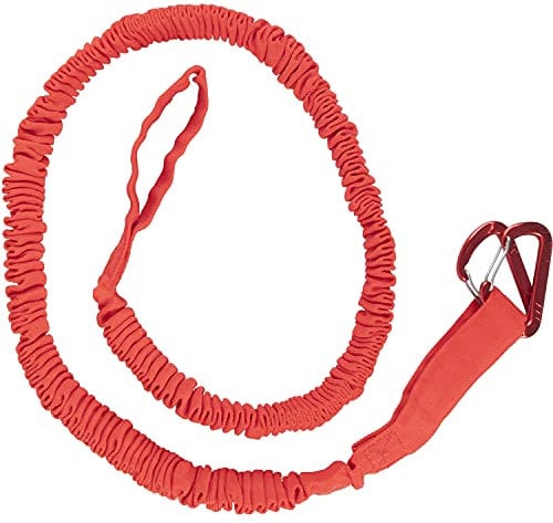 M-Wave Unisex – Erwachsene Trail Rope Fahrrad-Abschleppseil, Rot, Einheitsgröße