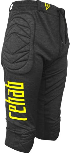 Rehab - gepolsterte Torwarthose dreiviertel für Kinder und Erwachsene - Protektionshose für Training und Spiel - Größe 128-XXL