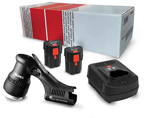 RUPES iBRID MINI polisher STB 1-HLR75 1-Charger 2-Battery Pack