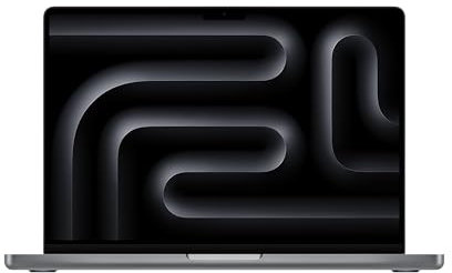 Apple 2023 MacBook Pro laptop M3 chip with 8‑core CPU, 10‑core GPU: 14.2-inch Liquid Retina XDR display, 8GB unified memory, 1TB SSD storage. Works with iPhone/iPad; Space Grey
