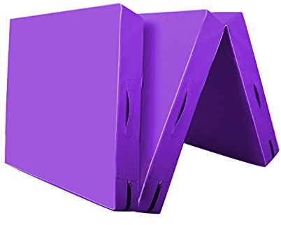 Trainingsmatte PU-Leder-Gymnastikmatte, dreifach faltbare Trainingsmatte, verwendet für Taumeln, gemischte Kampfkünste, Kampfsportarten, Dehnübungen, 180 x 60 cm