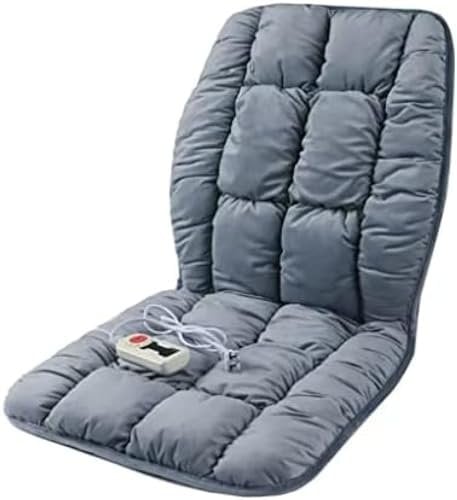 Beheiztes Sitzkissen, Bürostuhl-Heizkissen mit Rutschfester Basis. Mit Netzteil. Heizkissen für Zuhause, Bürostuhl, 4 Farben, A1, 50 x 110 cm / 19,68 x 43,3 Zoll