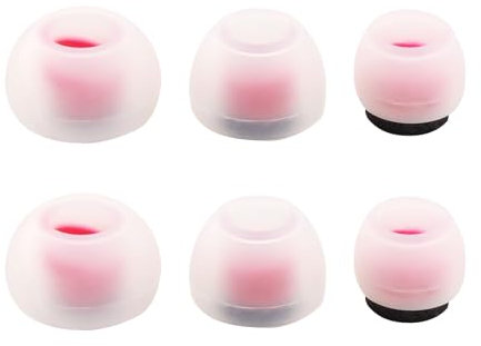 Create idea 6 Stück Silikon-Ohrstöpsel Ohrstöpsel aus Silikon Ohrhörer Silikonaufsätze kompatibel mit Plantronics Voyager 5200/5220/5210 Series Bluetooth-Headset-Kopfhörer transparent weiß