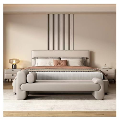 Ottomane für Schlafzimmer Bank am Ende des Bettes, moderne Eingangsbank, gepolsterte Esszimmerbank aus Kunstleder, Schlafzimmerbank aus Leder for Schminkzimmer, Wohnzimmer, Badezimmer Ende der Bettban