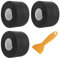 GIONAR 3 Rolls Bath Sealant Strip, Caulk Strip Adhesive Sealant tape with Sealing Tool, Bathroom Sealant White Anti Mould, Simple Seal Tape Waterproof for Bathtub Toilet Shower Wall Corner Kitchen