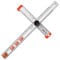 Twotrees 4-in-1 Bohrer Positionierungslineal,T Quadrat Lineal Bohrpositionierungslineal,T Quadrat Lineal 60 Cm Hochpräzises Winkellineal, Verstellbarer Winkel Gleitendes T Quadrat Messlineal