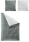 Irisette Mako-Satin Bettwäsche Wave 8557 Salbei, 1 Bettbezug 135 x 200 cm + 1 Kissenbezug 80 x 80 cm