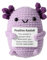 TOYMIS Positiver Axolotl Gehäkelt, Süßes Kleines Gestricktes Gehäkelte Tiere Axolotl-Häkelspielzeug Aufmunternde Geschenke Party-Dekoration für Freunde Weihnachts- und Geburtstagsgeschenke(Lila)