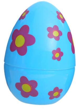 Folpus 1 Stück Jumbo-Ostereier, Füllung für Osterkörbchen, große befüllbare Ostereier als Belohnung für die Klasse, Partygeschenk mit Osterthema