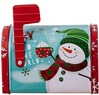 Whltzf Box Candy Craft Eisen Aufbewahrungsbox Organizer Briefkasten Zubehör Weihnachtsschmuck für Süßigkeiten Aufbewahrung Backen Paket