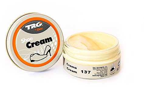TRG Shoe Cream 1.7 Ounce Shoe Cream Amazing Vibrant Colors! | Shoe Care Leather Boots, and Leather Shoes, #137 Cream