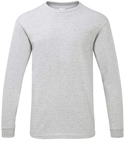 GILDAN Mens Hammer Heavyweight Long Sleeve T-Shirt (L) (Sport Grey)