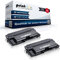 2X Print-Klex Tonerkartuschen kompatibel für Dell 2335 2335dn 593-10330 CR963 59310330 CR-963 593-10329 59310329 HX756 Black Schwarz - Office Pro Serie
