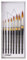 KINGART Premium Original Gold Series Handcrafted Golden Taklon Multimedia Artist Brushes, Gift Box, Set of 8 (sizes: 2,4,6,8,10,12,14,16) Oil, Acrylic, Watercolor, and Gouache Paints