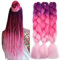 TESS 60 cm Meches pour Tresses Africaine Violet/rose Meche Cheveux 100g/pièce Tresse Cheveux 1 Pièces Rajout Meches Pour Tresses Africaine (Violet/rose-1paquet)