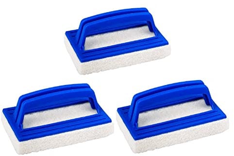 jiuzcare Brosses ÉPonge De Piscine Brosse ÉPonge Ligne d'eau Brosse Piscine Nettoyage Et Accessoires pour Piscine Nettoyant Ligne Convient pour La Piscine, La Cuisine, La Salle De Bain, Etc. 3 Pièces