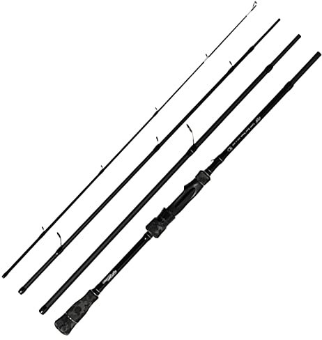 Fox Rage Spinnrute zum Reisen, Angelrute Street Fighter Light Shad Travel 5-20g 220cm