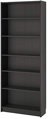 Ikea BILLY Bücherregal, 80x28x202 cm, schwarz-braun