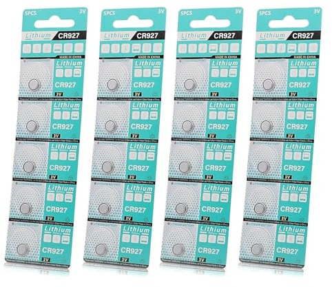 Paquet 5/10/20 Piles CR927 3V Pile Bouton Puissance Fiable 38mAh pour Bricolage Petits Appareils Électroniques Batterie 3V Cr927