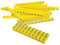Kabelbeschriftung Kunststoff C-Typ Clip auf Kabelmarkierungsetikett EC-0 Drahtmarkierung Alphabit AZ Kabelgröße 1,5 qmm gelbe Kunststoff-Kabelmarkierungen Kabel Beschriftung(M-3-plastic-A-Z)