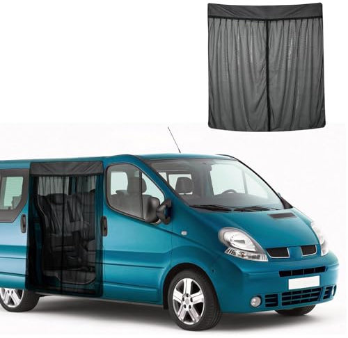 tivekeo Mosquitera de Coche Reemplazo para Renault Trafic 2001-2024/Vivaro/Talento/NV300, Mosquitera para Puerta Lateral de Coche, Mosquitera Magnética de Una Sola Capa para Acampar