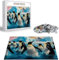 Puzzle 100 Teile Pinguin Puzzle Erwachsene, DIY Groß Puzzelmatten, Holzpuzzle für Erwachsene und Kinder ab 12 Jahren Wooden Jigsaw Tier Geschicklichkeitsspiel für Die Ganze Familie, Geschenke D-411