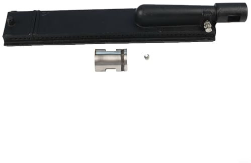 FUBESK Grill Brenner Ersatzteile Metall Teile für Bull 47629 Angus 4 BBQ Zubehör Schwarz 40cm