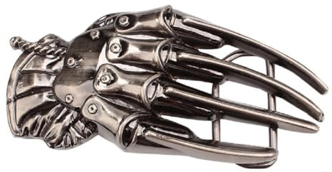 Fachoice Gürtelschnalle Hand Totenkopf für Herren Gürtelschnalle Handskelett Western Punk Schädel Skelett Klauen Schmuck fur Manner