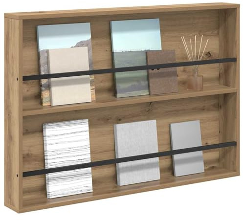 vidaXL Magazinregal Artisan-Eiche 100 x 12 x 70 cm Holzwerkstoff