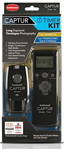 Hähnel HL C OL-PA TIM Captur Timer Kit - Kabelloser Fernauslöser und Timerauslöser für Olympus/Panasonic schwarz