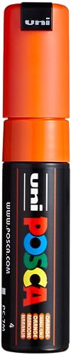 POSCA 181311 - Marker Uni POSCA mit breiter Rundspitze, Orange