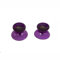 OSTENT 6 x Cappuccio analogico colorato sostitutivo compatibile per controller Microsoft Xbox One - trasparente viola