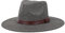 FEOYA Fedora Hut Herren Grau Breit krempe Filzhut Panama Hut Mafia Gangster 1920s Gatsby Kostüm Accessoires