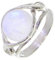 Artipol Ring mit echter Rosenquarz europeische Produktion franz.Stil - Schmuck silbern-rhodiniert - Ref 34-13 - größe 60 (19.1)