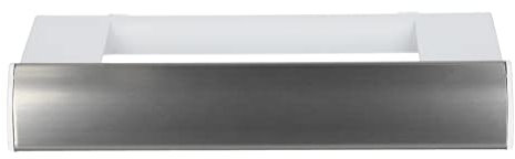 easyPART Kompatibel/Ersatz für Electrolux 2651031151 Türhandgriff Türgriff Handgriff senkrecht weiß Silber Kunststoff 265103115/1 Kühlschrank Gefrierschrank auch geeignet für AEG Juno eingesetzt in